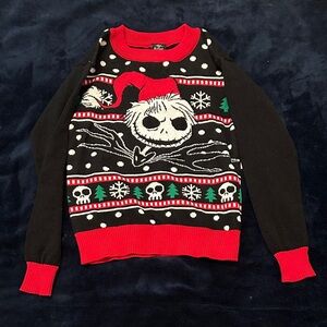 Festive Skull Ugly Christmas Sweater